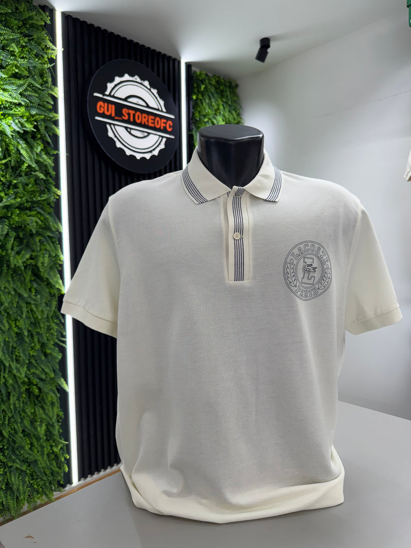 Polo lacoste Paris Off whyte