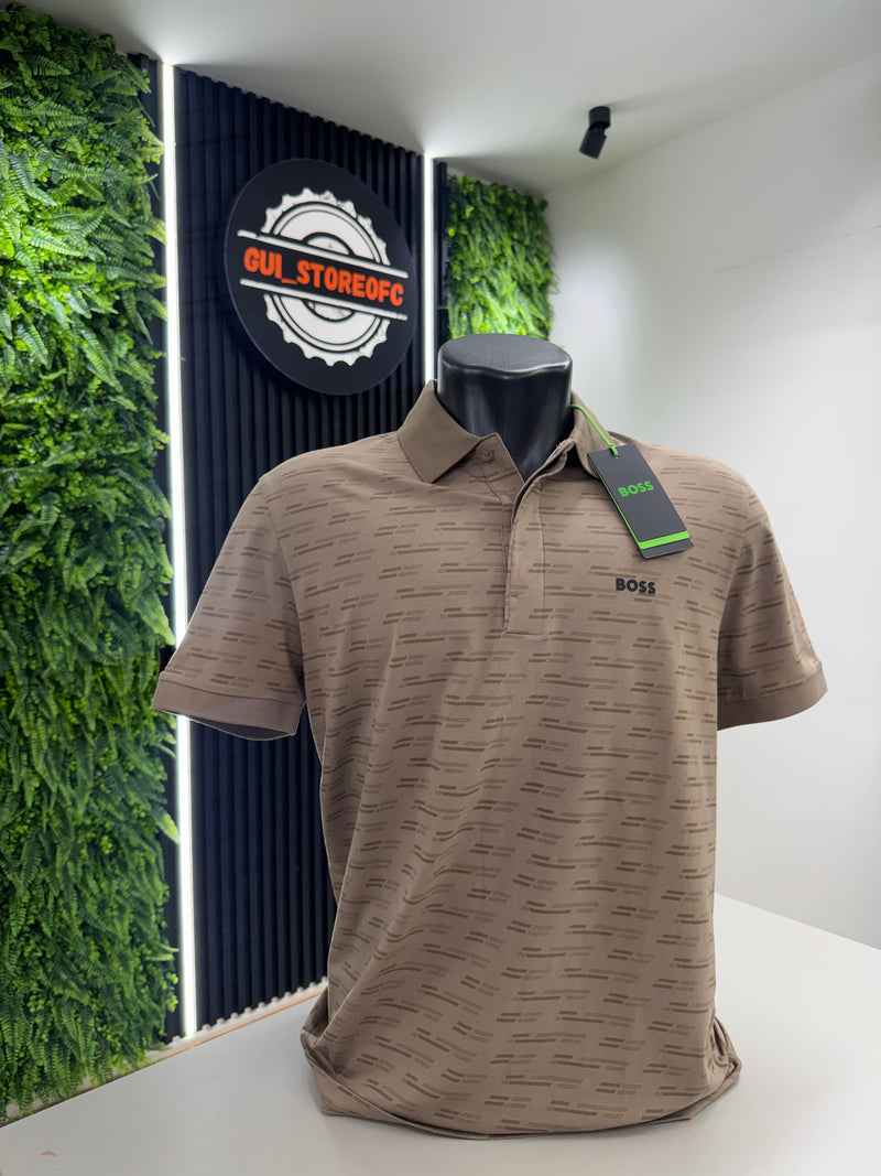Polo Boss Coleção Nova 2026 Marrom