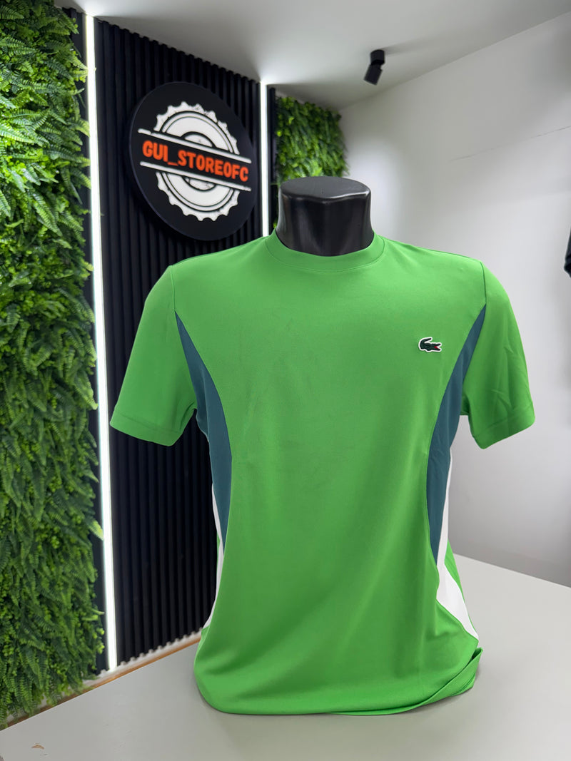 T-shirt lacoste Sport Verde Djokovic