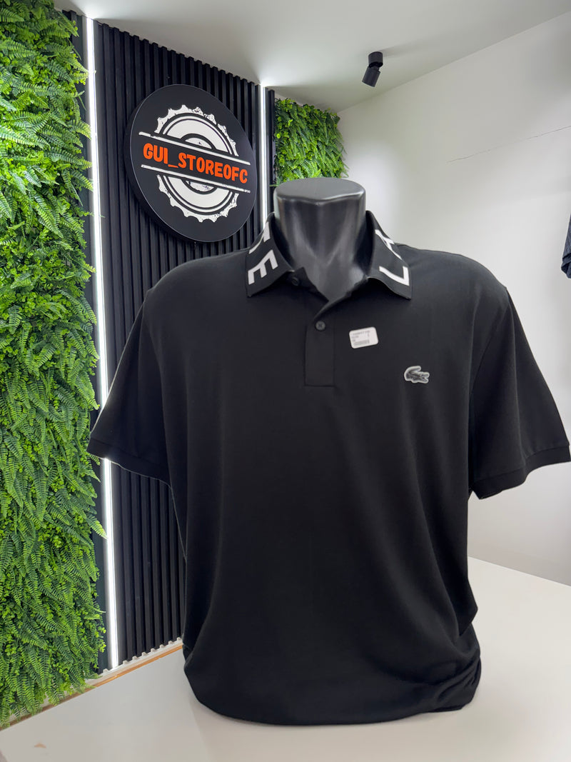 Polo lacoste Letreiro Gola