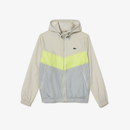 Corta Vento Lacoste Cinza com verde