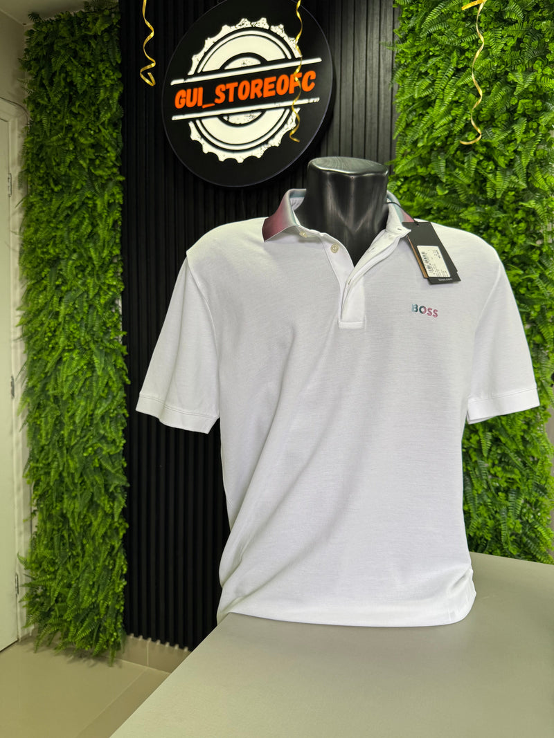 Polo Boss Branca