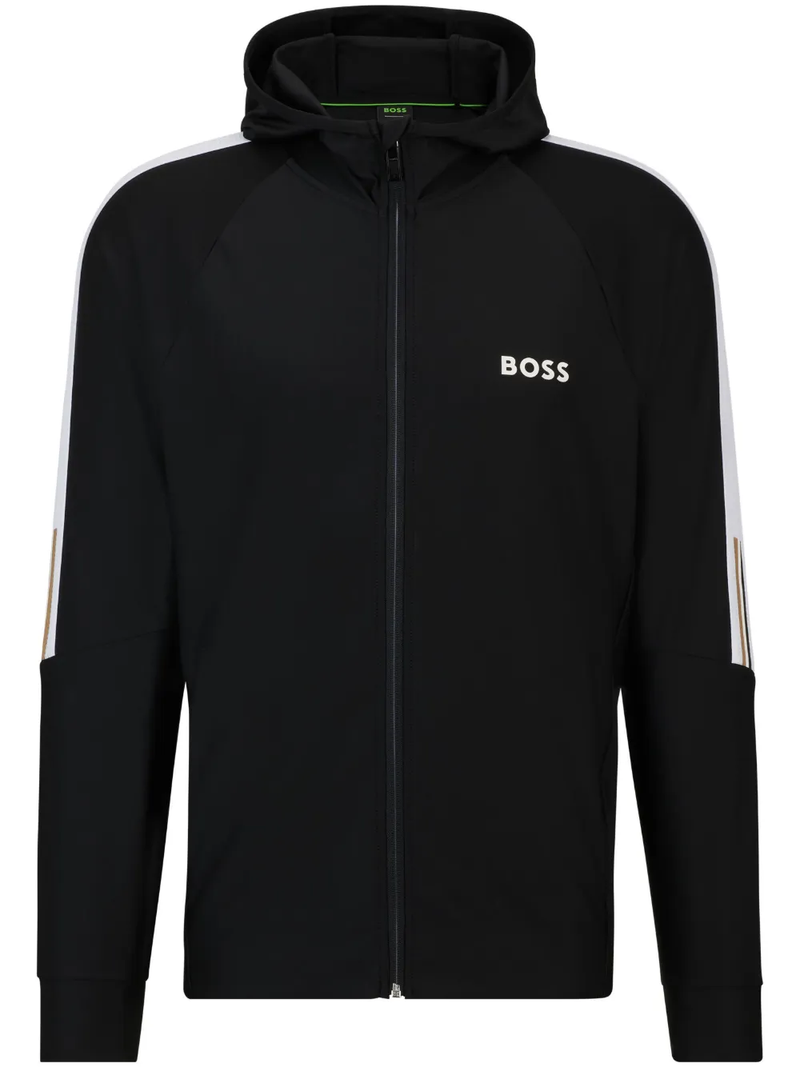 Jaqueta Boss com Detalhes brancos e amarelos