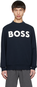 Moletom Boss Azul Marinho sem capuz